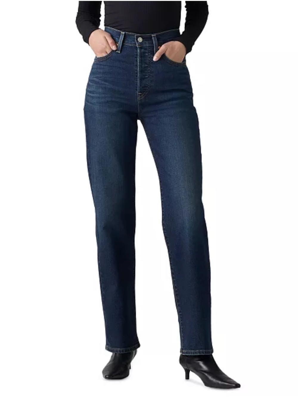 Levi’s Ribcage straight ankle jeans 28